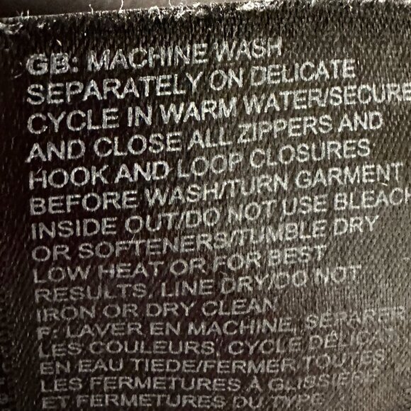 The North Face Womens Jacket Full Zip Charcoal Gray Soft Shell GLU Logo Size Med - Picture 9 of 9